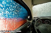 In the car wash