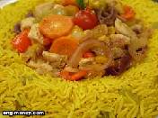 طبق الأرز  الأخضر - طبق الأرز الأصفر والأخضر 2-2