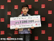 طفل سوري بعمر ال7 سنوات يفوز بجائزة «مليونير دبي مول»