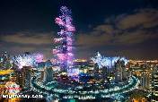 احتفالات وسط مدينة دبي بالعام الجديد متواصلة حتى السبت