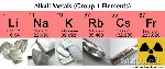 الفلزات القلوية alkali metals