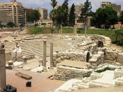 أهم المعالم السياحية في الإسكندرية - المسرح الروماني..