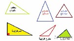 بحث رياضيات عن المثلثات - تعريف المثلث وخصائصه