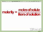 مولارية molarity