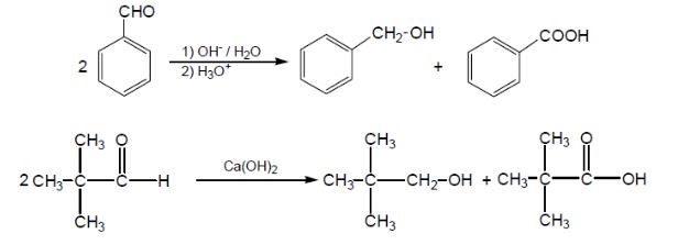 تفاعل كانيزارو Cannizzaro Reaction