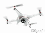 white quadrocopter isolated on a white background 3d render