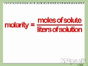 مولارية molarity