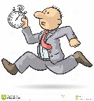 Person runs stopwatch illustration running very quickly 50217628