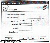 استخدام برنامج mysql query browser 1