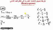 من ال binary إلى ال hexadecimal