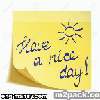 have a nice day note