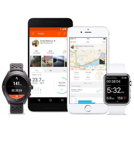 تطبيق Strava