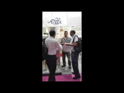 فيديو لعميل هندي و أخر كيني في برتشن شركة ليفينا احدي شركات المهندس في المعرض الدولي للصين كانتون